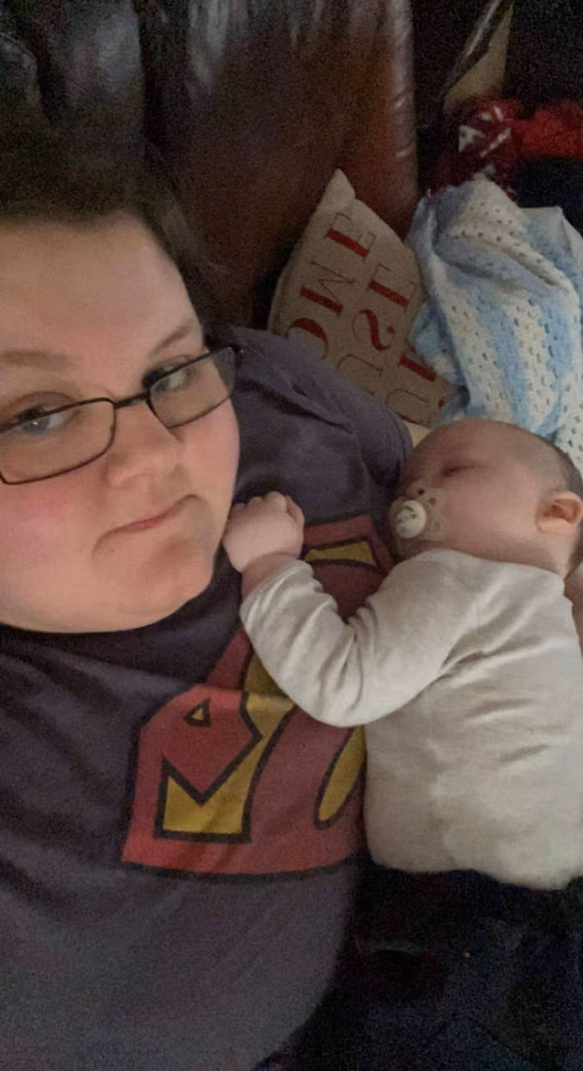Tanya McCartney with baby Marcus