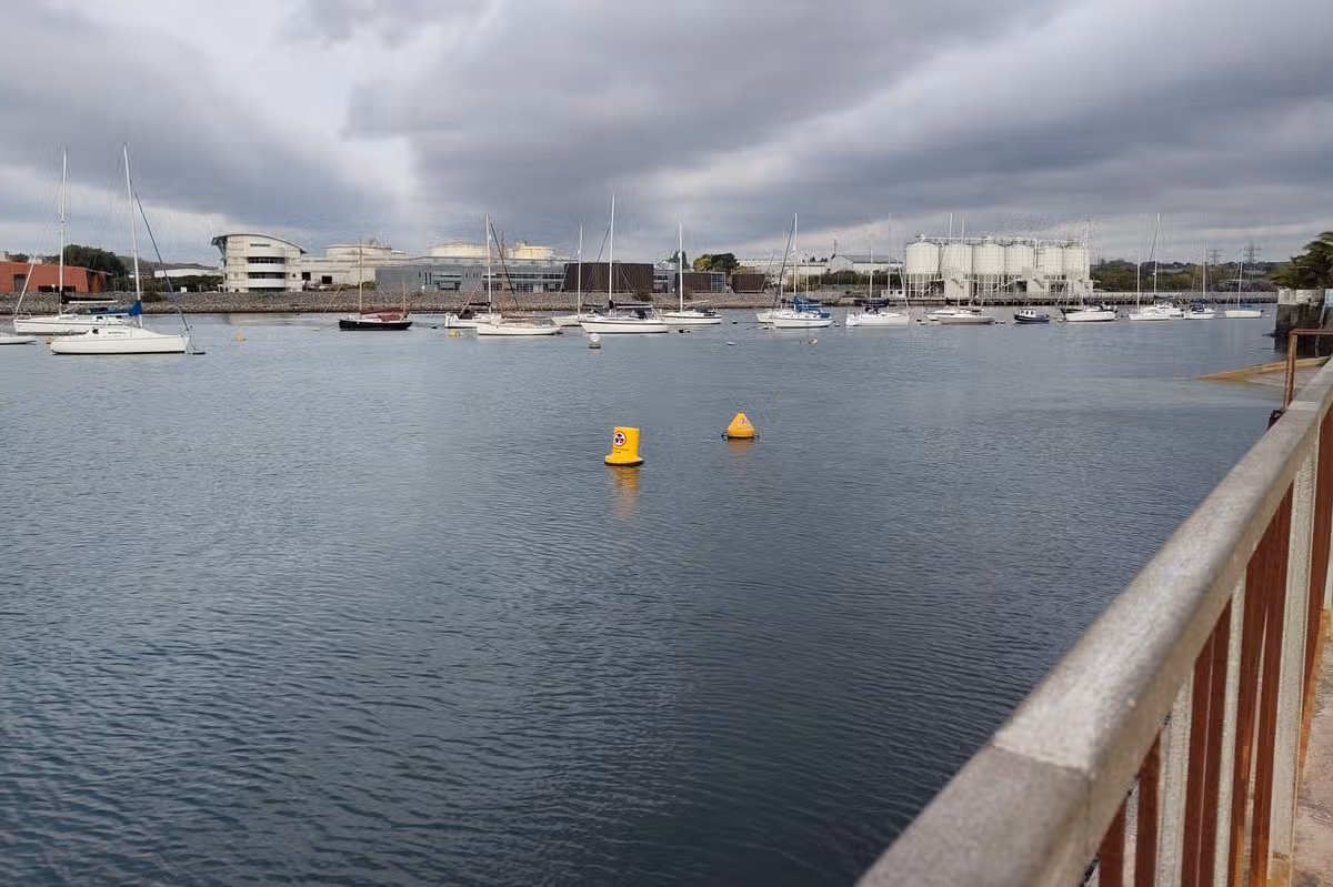Oreston Quay, where the storm overflow drain comes out