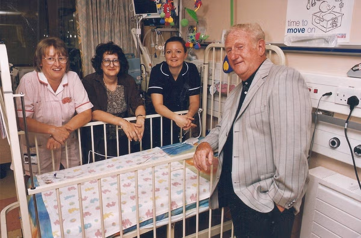The late actor Peter Martin joined staff to officially open the Paediatric High Dependency Unit two years later, in  August 2003