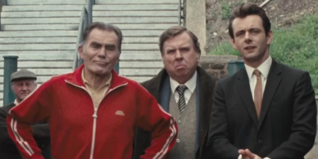 Michael Sheen and Timothy Spall's "fantastic" British drama is now trending on Netflix