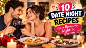 10 Date Night Recipes for a Romantic Night In!!