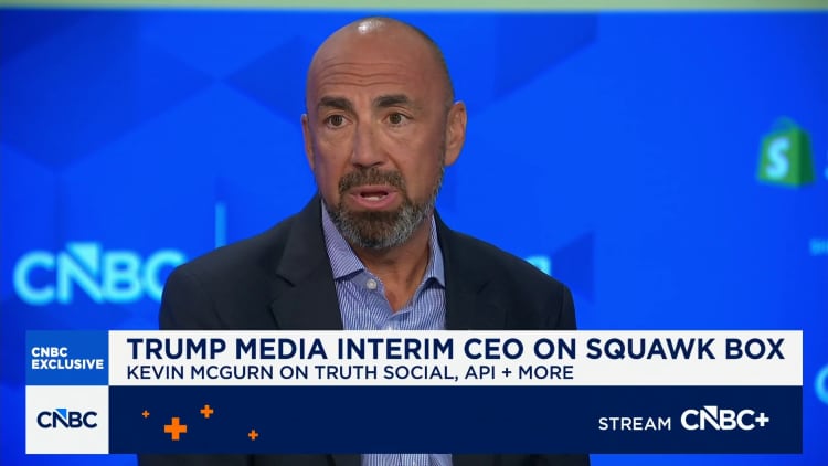 Trump Media Interim CEO Kevin McGurn on Truth API: This was demand that came to us from the market