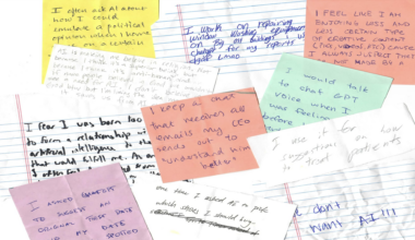 Artist's AI secrets project collects hundreds of anonymous confessions