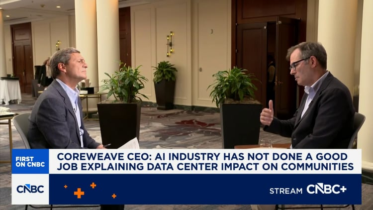 CoreWeave CEO: AI industry has not done a good job explaining data center impact on communities