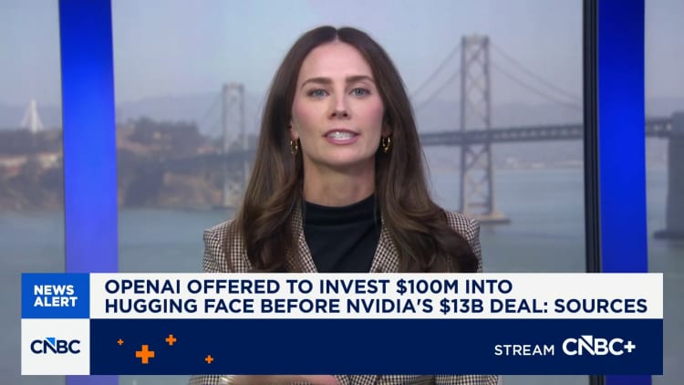 OpenAI offered to invest $100 million into Hugging Face before Nvidia's $13 billion deal
