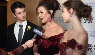 Catherine Zeta-Jones says calling her kids Dylan and Carys ‘nepo babies’ is ‘horrific’