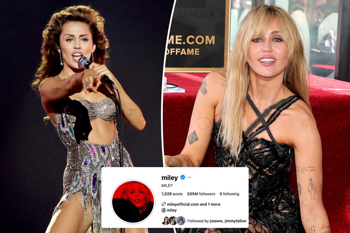 Miley Cyrus drops last name ahead of new music release