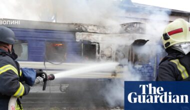 Russian drone hits Kyiv-Warsaw passenger train near Polish border | Ukraine