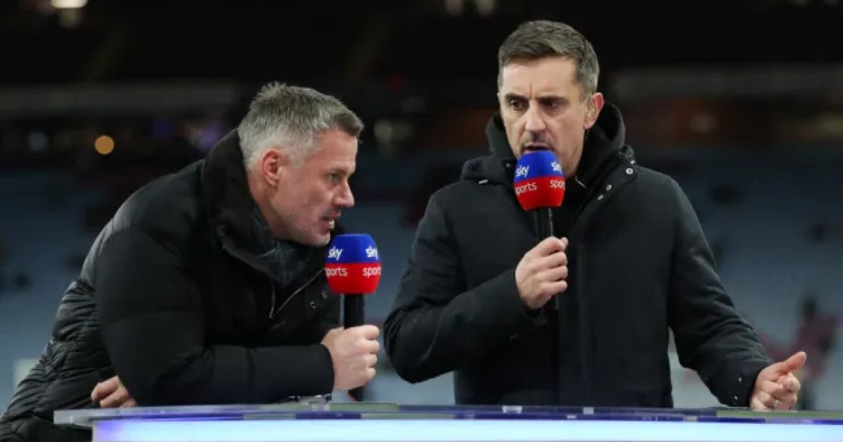 Gary Neville and Jamie Carragher single out 'outstanding' Arsenal star after Aston Villa win | Football