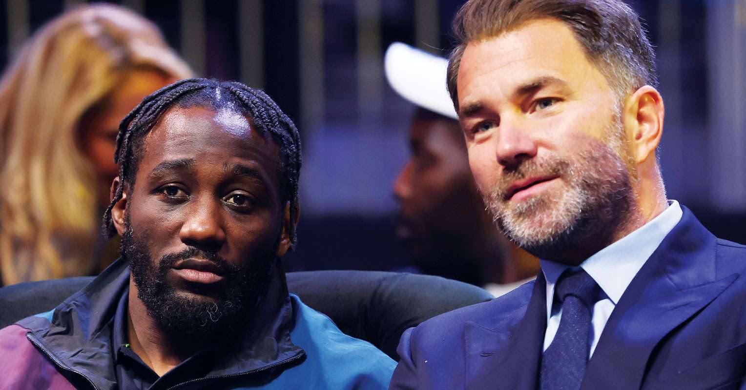 Eddie Hearn tells Terence Crawford to his face that he should have lost one fight in his career