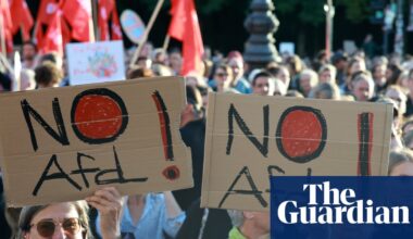 Anti-AfD protests sweep Germany as far right closes in on two more states | Alternative für Deutschland (AfD)
