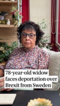 Joyce Thomas, 78, is facing deportation over Brexit from Sweden