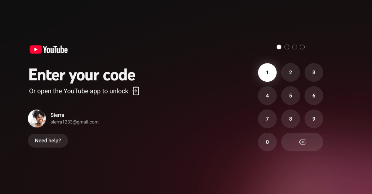YouTube now lets you lock your account on the TV app with a PIN.