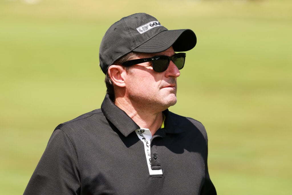 Scott O'Neil during the final day at LIV Golf Indianapolis