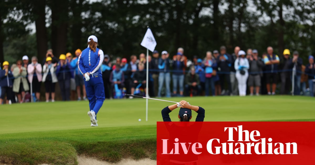 Solheim Cup golf 2026: Europe v USA, day one – live | Solheim Cup