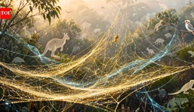 Scientists collected 49 spider webs in Australia; their DNA revealed 85 vertebrate species hiding nearby |