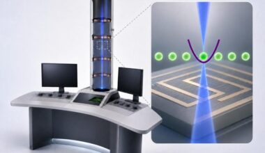 Quantum Electron Microscope Artistic Visualization