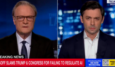 Trump is ‘compromised’ over AI, Jon Ossoff warns in latest attack on president’s plans