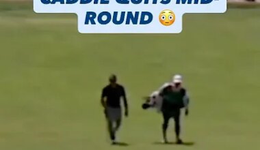 Alejandro Tosti’s caddie quit mid-round yesterday 😳 - YouTube