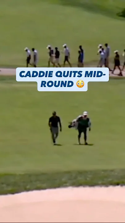 Alejandro Tosti’s caddie quit mid-round yesterday 😳 - YouTube
