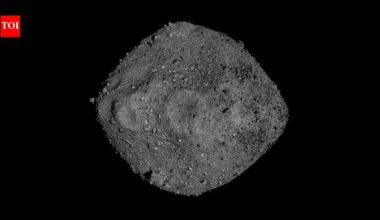 In 2010, NASA’s asteroid probe touched Bennu for seconds, sank almost 20 inches into loose rock and blasted roughly six tons of debris away |
