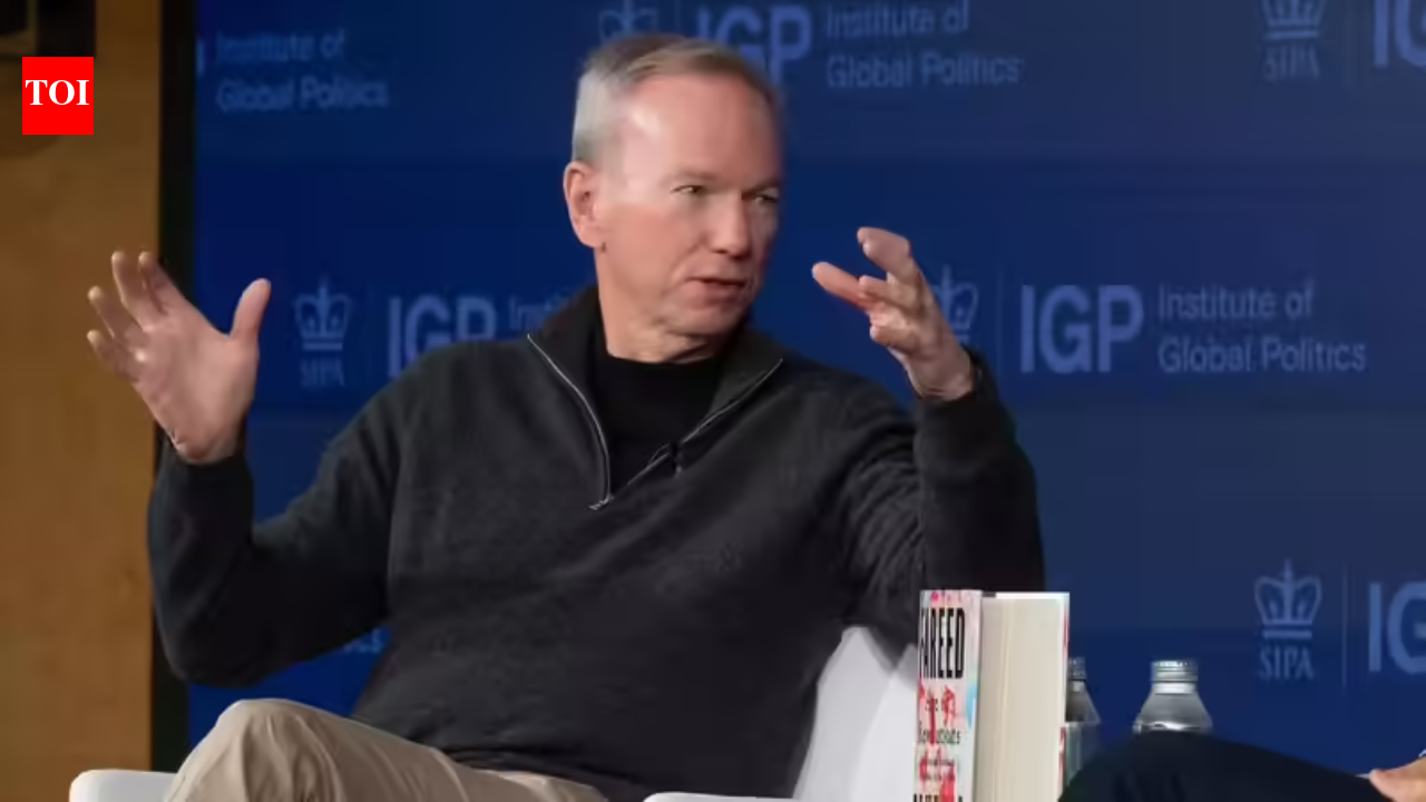 Google's former CEO Eric Schmidt warns: Within 5 years, AI could …