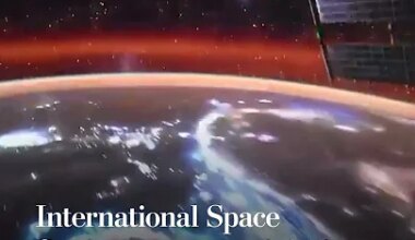 International Space Station captures nighttime view of Earth - YouTube