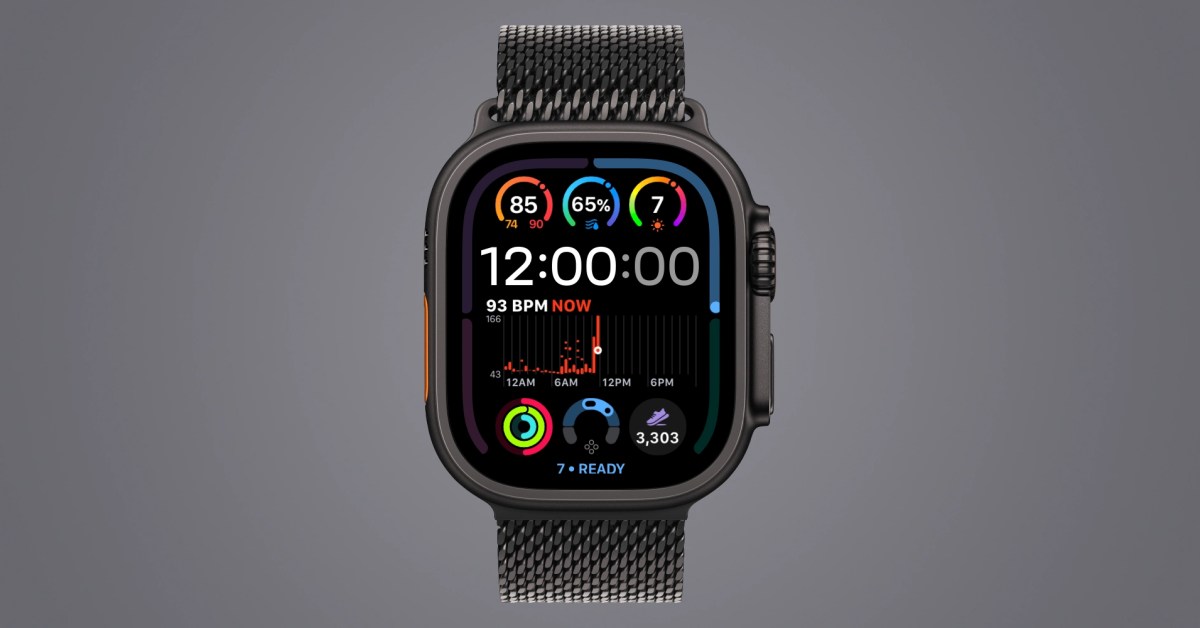Apple Watch Ultra 4 includes a new watch face bezel option