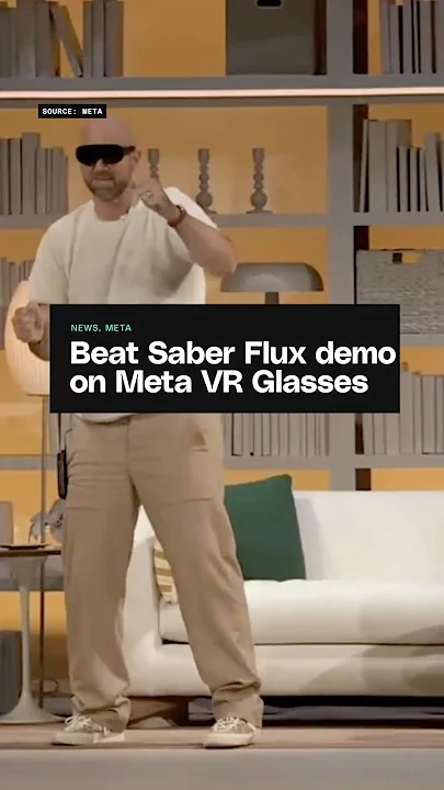 Beat Saber Flux demo on Meta VR glasses - YouTube