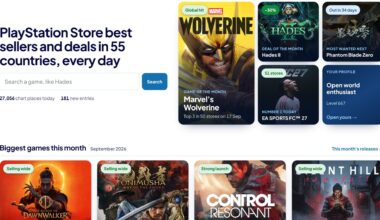 This Incredible New PS5 Website Tracks PS Store Sales Data Around the World and Your Personal Play History