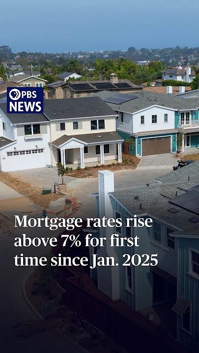 Mortgage rates rise above 7% for first time since Jan. 2025 - YouTube