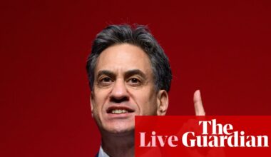Campaigners welcome Miliband’s claim Palestine Action ban not meant to criminalise ‘grannies’ – UK politics live | Politics