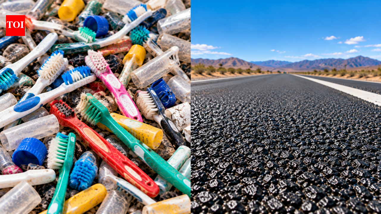 In 2002, New Mexico mixed discarded toothbrush fragments and plastic tubing into a 2-mile interstate; it projected 25% longer life and 27% less waste | World News