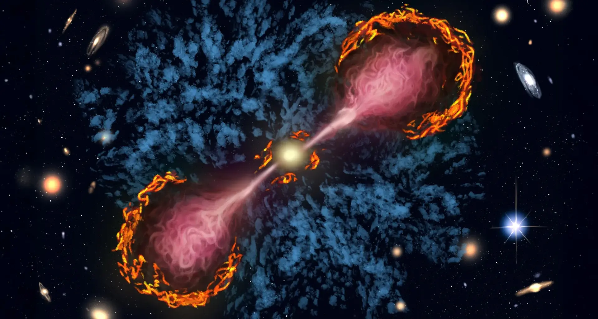 Black hole jets may decide the fate of entire galaxies