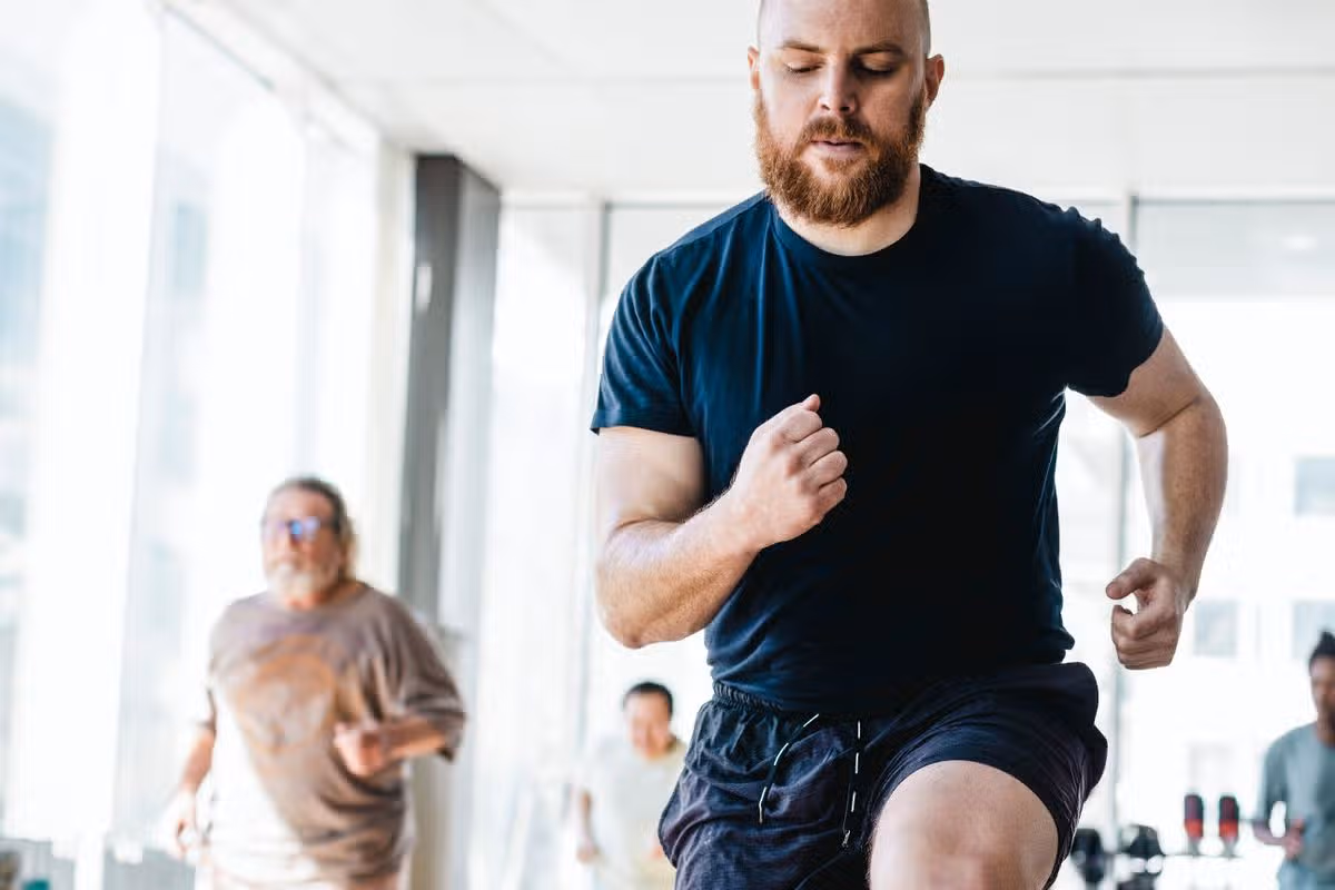 Aerobic exercise could help people stay cancer-free (file image)
