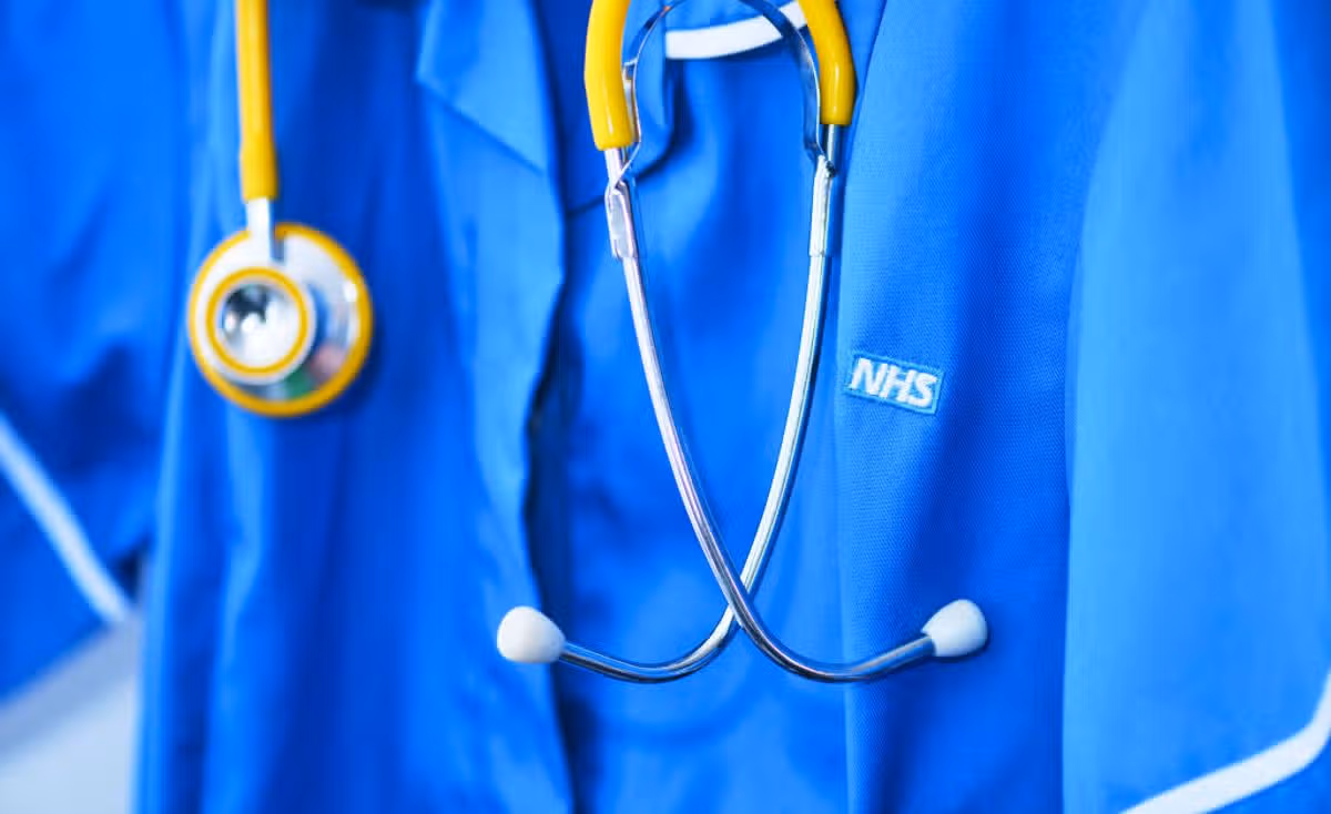In this photo illustration a NHS front line workers uniform