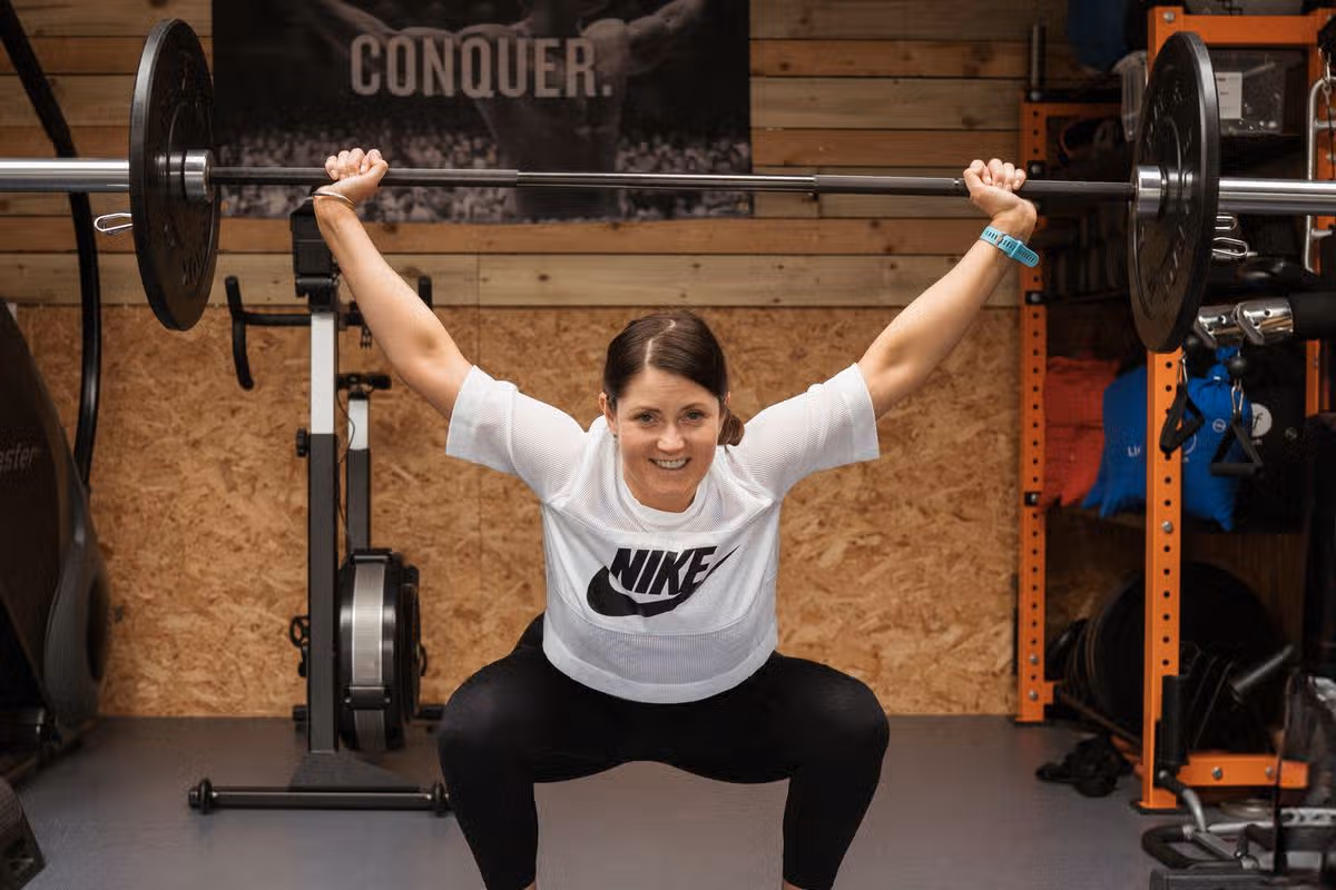 Gemma Massey has returned to competitive weightlifting 12 years after her last competition