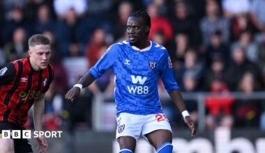 Bertrand Traoré on the ball for Sunderland during their 1-1 draw at Bournemouth in February