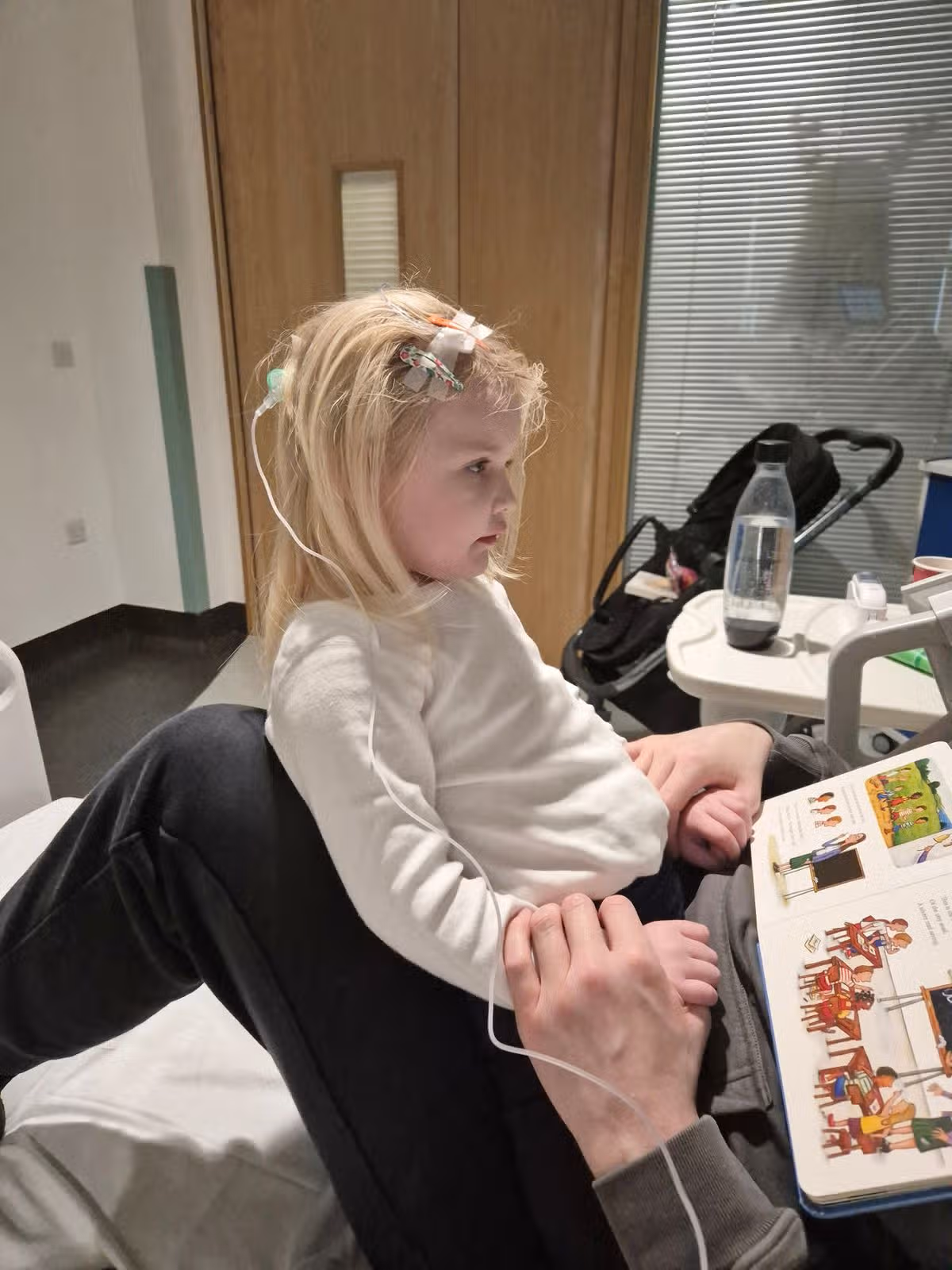 Rosie in hospital