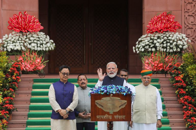 A national law banning all online money games came into effect in India in May. Prime Minister Narendra Modi speaks to reporters on the first day of the monsoon session of parliament in New Delhi, July 20, 2026.