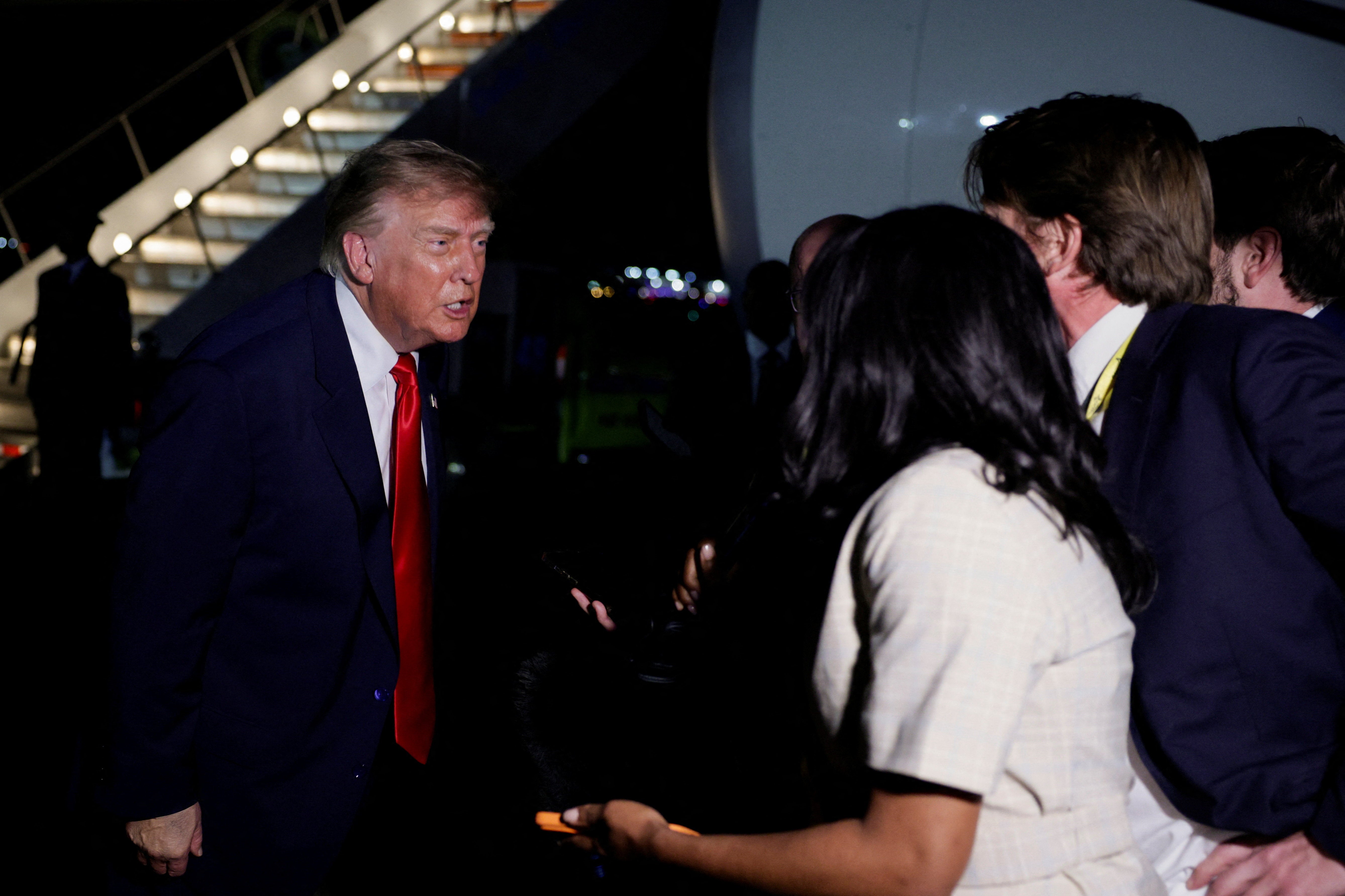 President Donald Trump said he has no concerns about AI but is worried about China dominating its development