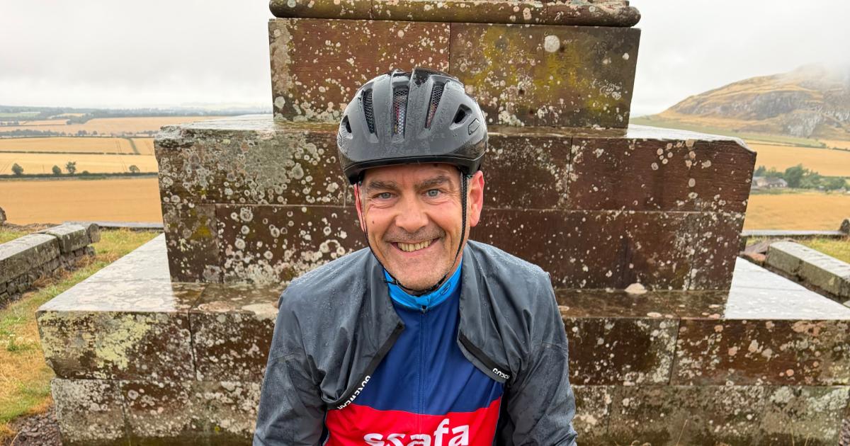 Cyclist who broke his hip in serious accident gets back on bike