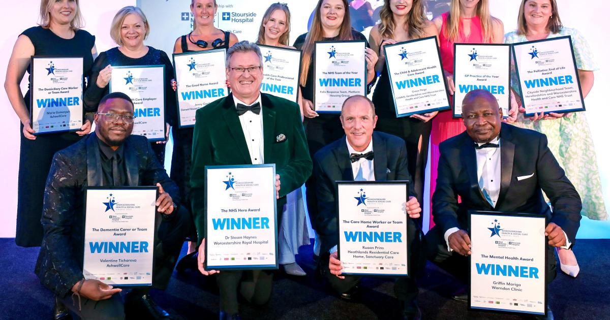 Who won at the Worcestershire Health and Social Care Awards