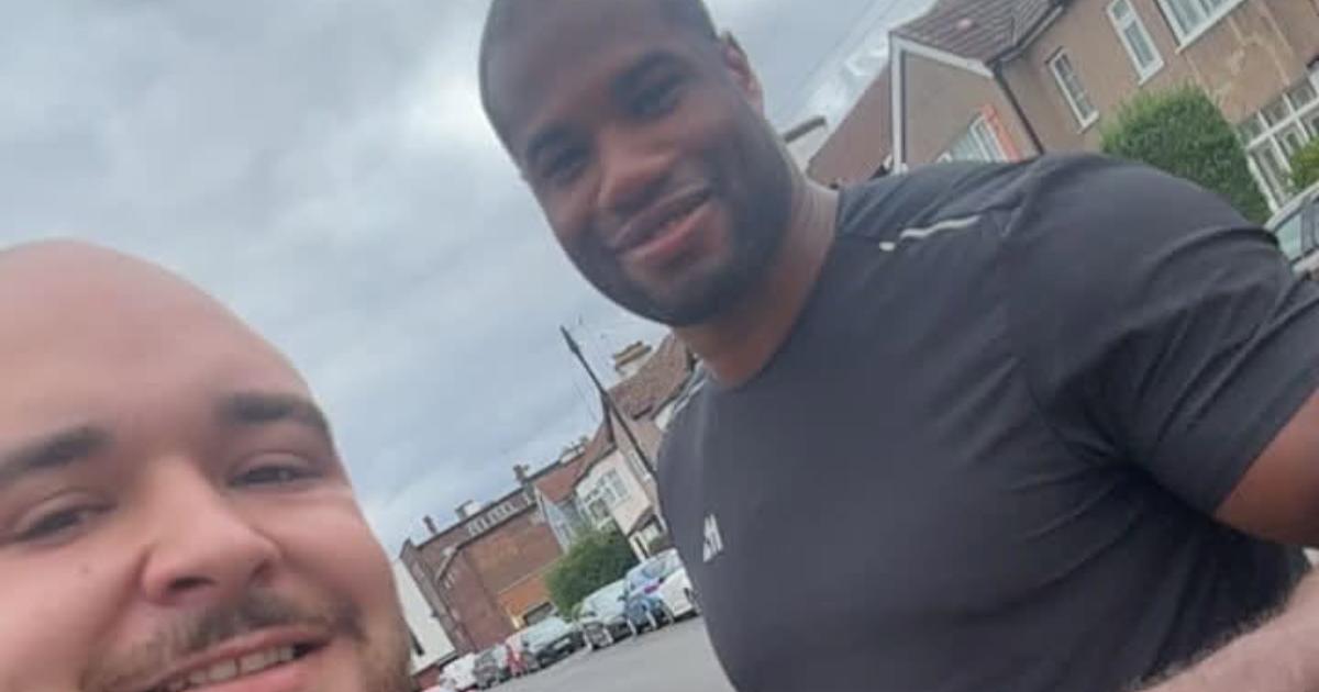 Boxing champion Daniel Dubois spotted in Hertfordshire
