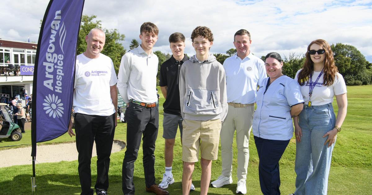 Gourock Golf Club family raise £23,000 for Ardgowan Hospice