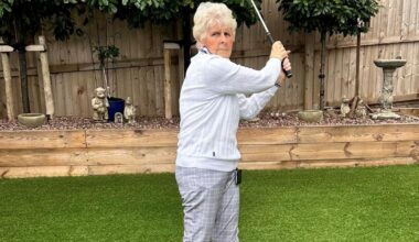Former nurse returns to golf after spinal surgery in Wrexham