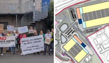 Nurse warns NHS boss over AI data centre near Scottish hospital