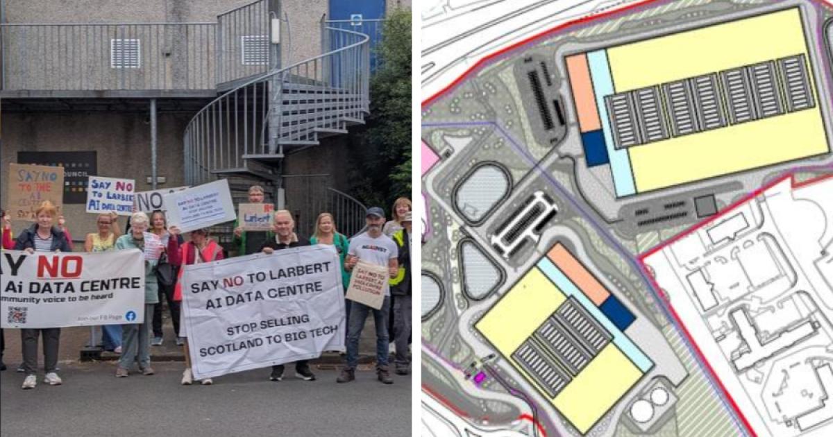 Nurse warns NHS boss over AI data centre near Scottish hospital