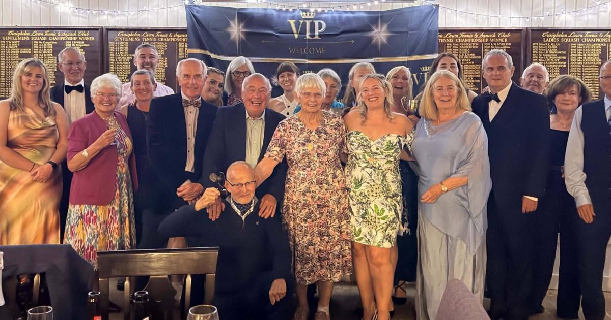 Annual awards night for Craighelen Tennis Club in Helensburgh