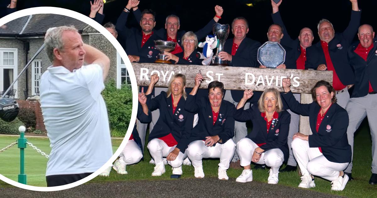Golf: Eden's Martin Hand helps England win Senior Home Internationals